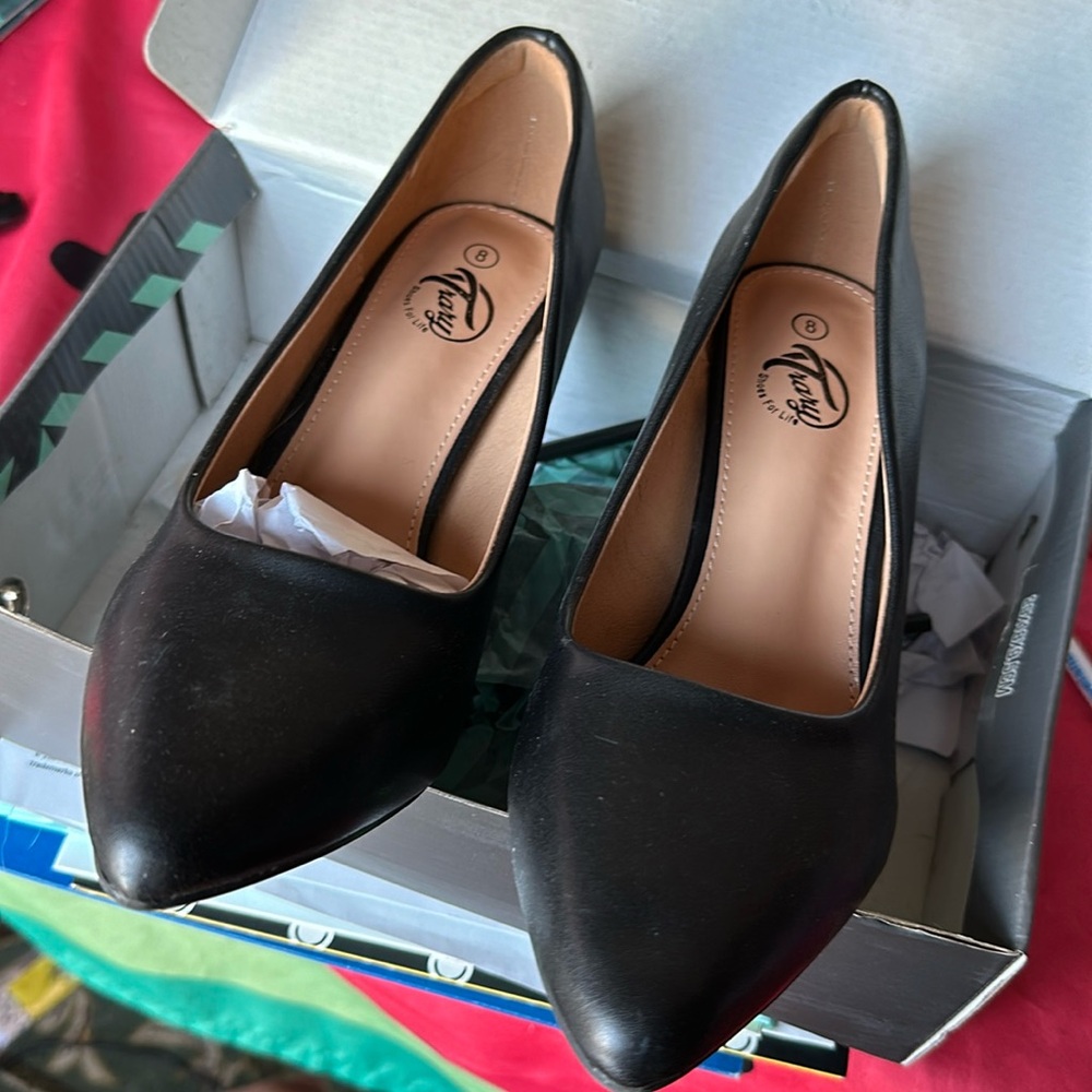 Trary Women’s High Heel Dress Pump Pointed Toe Shoe Size 8